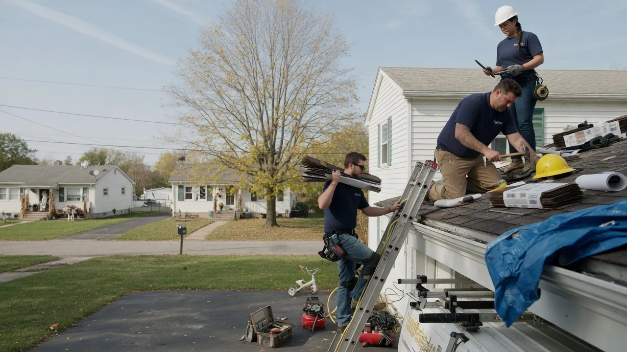 Local Roofing Contractors in Riverton, IL near me